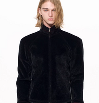 Mens Horsehair Fur Jacket For Winter Warmth