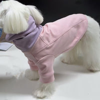 Color Block Basic Shirt Pet Clothes Dog Clothing