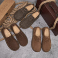 Men's Retro British Style Pigskin Inner Rubber Sole Casual Lace-up Leather Shoes