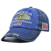 Embroidery 250th Anniversary Commemorative Hat Baseball Cap