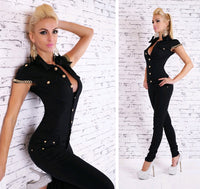 Women's new spring and autumn casual sports jumpsuit European and American casual pants jumpsuit