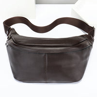 Leather Waist Bag Large Capacity Convenient For Men
