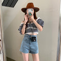 Fashion Shorts Jeans High Waist Stretch Skinny