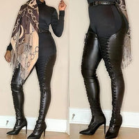 Womens Pointed-ToeWaist-High Side-Zip Stiletto Over-the-Knee Fashion Boots