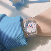 Simple Japanese analog watch for children