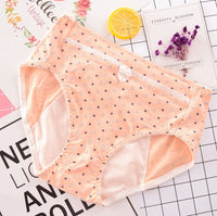 Physiological pants foreign trade cotton women's underwear menstrual menstrual leak-proof printing cotton anti-side leakage safety