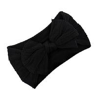 Hemp pattern bow retro rabbit ears head rope
