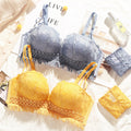 No steel ring gathered underwear set