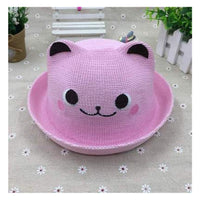 month baby straw boy sun hat