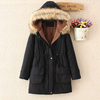 Mid-length Drawstring-fit Cotton Hoodie