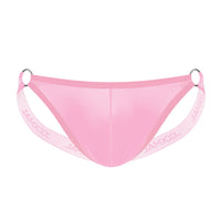 Sexy Mens Transparent Ice Silk Mens Thong Briefs