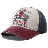 Peaked Hard Top Summer Letter Printing Stylish Baseball Cap