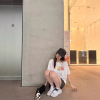 Off-shoulder Spicy Girl Slash-neck Short-sleeve T-shirt