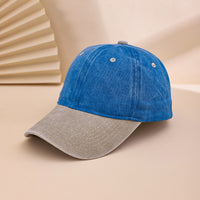 Men's And Women's Matching Embroidered Small Circle Striped Adjustable Washable Fashion Casual Baseball Cap For Daily Commuting And Traveling Combinations
