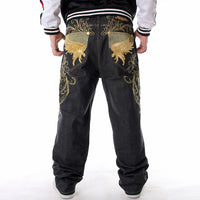 Plus Fat Plus Size Hip-hop Jeans Men's Trend