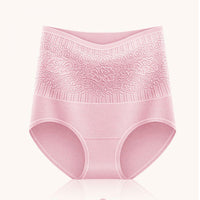 High Waist Abdomen Hip Raise Large Size Cotton Lace Sexy Panties