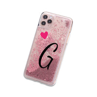 26 English letters with flower phone case