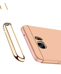Frosted three-segment mobile phone case