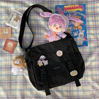 Dark Black Functional Bag Ins Retro Tooling Messenger