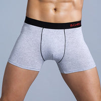 Men's Fashion Simple Cotton Boxer Shorts