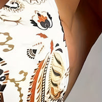 Digital Printing Triangle Sexy Conservative Strap One-piece Swimsuit For Women