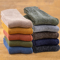 Winter Plush Thickened Warm Socks Middle Barrel