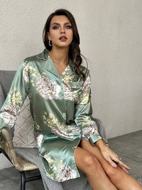 Silk Sexy Womens Thin Loungewear Nightdress