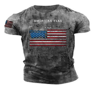 Men's Fashion Plus-Size Printed Short-Sleeve Shirt