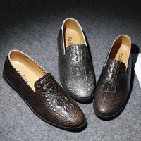 Casual Leather Shoes Korean Version Of Small Black Shoes All-match Youth Shoes