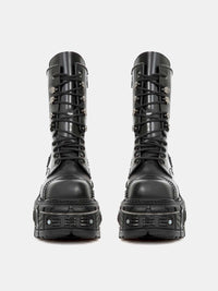 Middle Boots Dark Metal Thick Bottom Knight Boots