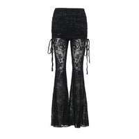 Hot Girl All-match Cross Flocking Culottes For Women