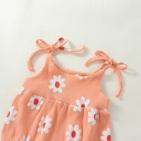 Girls Strappy Bow Triangle Rompers New Sweet Style Fashion Simple Triangle Rompers