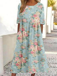 Fashion Digital Printing Large Width Dress