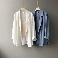 Lightweight British-Style Loose-Fit Korean-Style Sun-Protective Blazer