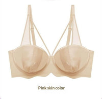 Women's Solid Color Versatile Push-up Shaping Thin Bra