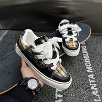 Student Couple Low-top Vulcanized Bread Board Shoes