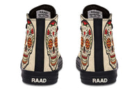 Printed Couple High Top Canvas Shoes