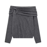 Women's Fashion Off-the-shoulder Sweater