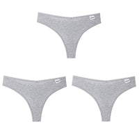 New Japanese Threaded Cotton Underwear Women's Breathable Low-waist  Seamless Cotton Girls Narrow-side Briefs Students