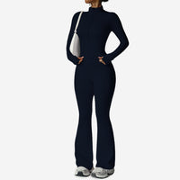Zipper Nude-Feel Yoga Suit Women's