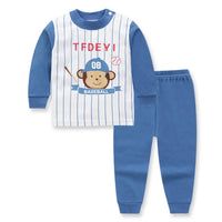 Children's clothing spring and autumn style Korean children's underwear set shoulder buckle cotton autumn clothes long pants
