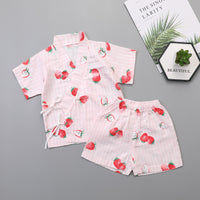 Newborn Gauze Air-Conditioned Pajamas