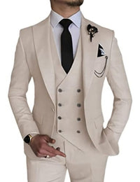 Business Casual Men's Three-piece Suit