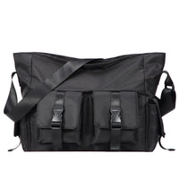 Mens Trendy Japanese-style Utility Canvas Crossbody Bag