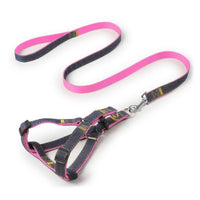 Denim stitched pet leash