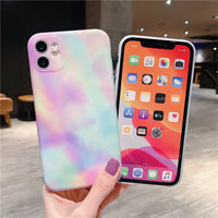 Colorful gradient marble ring bracket protector