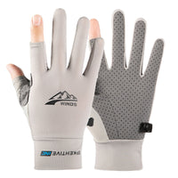 Leaky Two-finger Gloves Men's Summer Riding Outdoor Fishing Thin Section