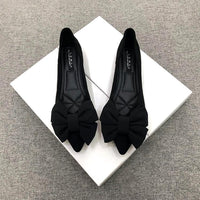 Shoes With Rubber Soles And A Black Bowversatile For Work
