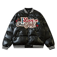 American Street Embroidery Pu Cotton Baseball Uniform