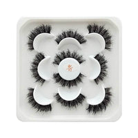 Five Pairs Of Fake Eyelash Flower Plate For Hair Frying